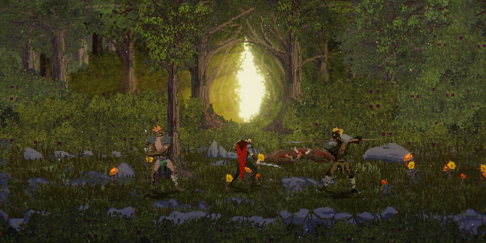 Kämpfe in 2D-Seelen wie Crimson Capes