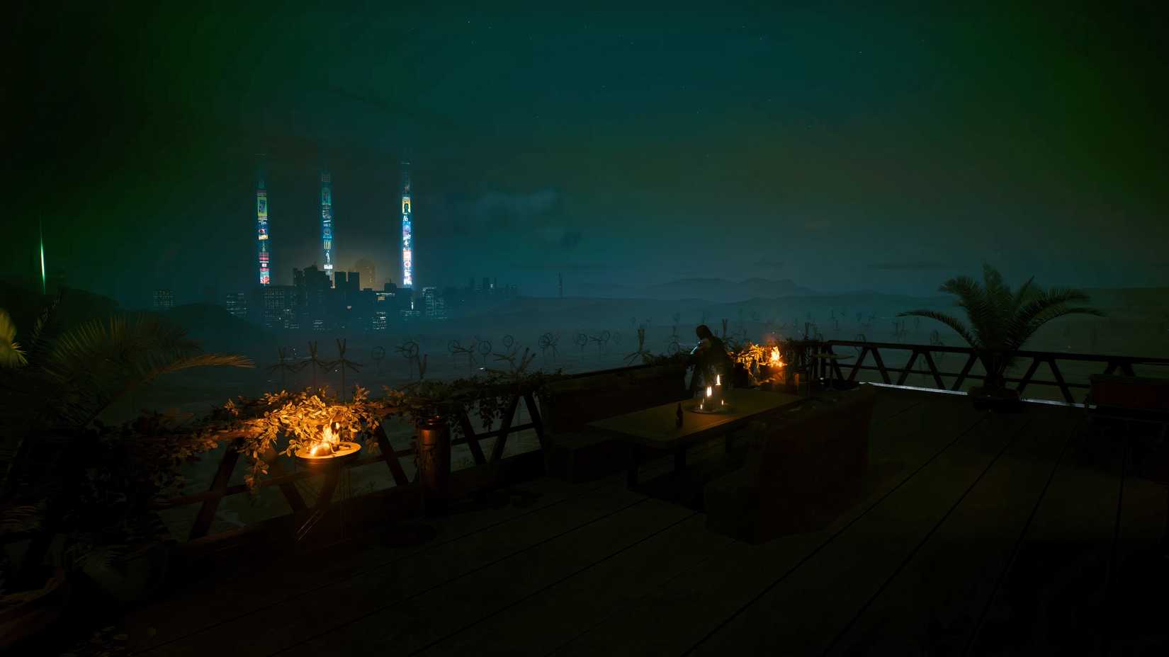 Das Bild zeigt einen modifizierten Cyberpunk 2077