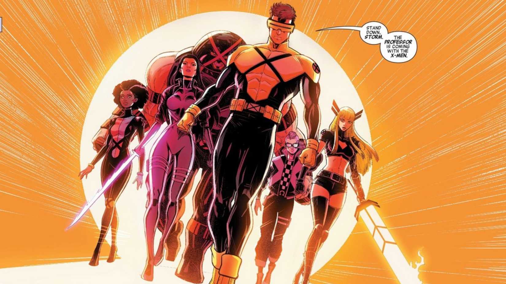 CYCLOPS THREATENS STORM IN X-MEN X-MANHUNT