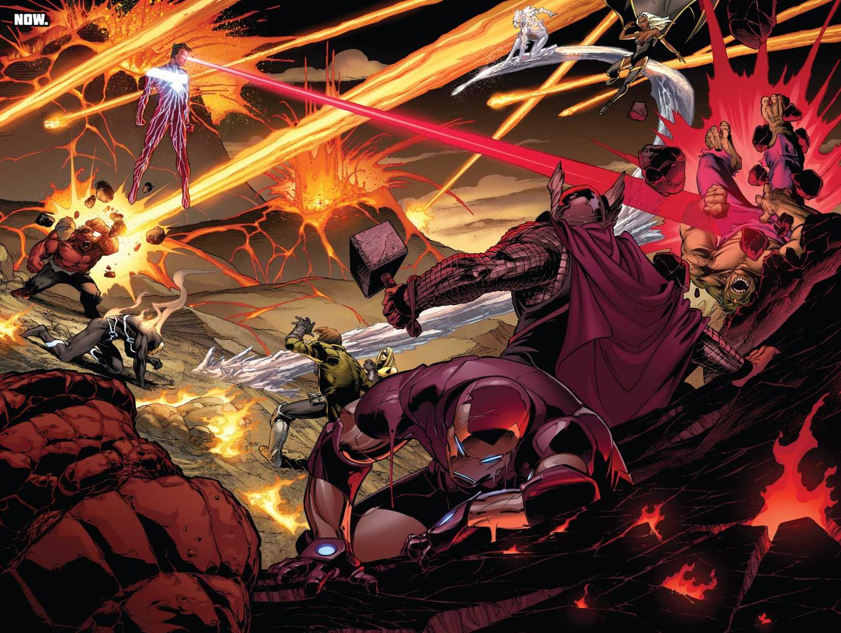 cyclops vs the x-men and avengers