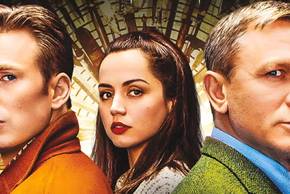 Daniel Craig, Chris Evans and Ana de Armas in Knives Out