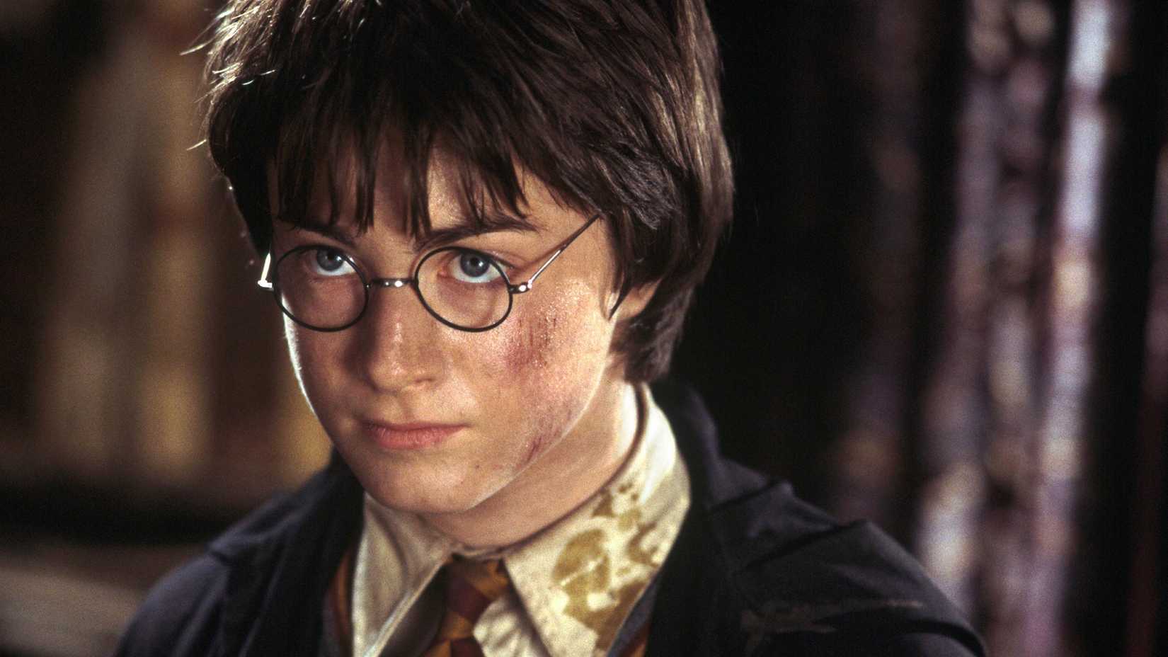 daniel radcliffe as harry potter in the chamber of secrets