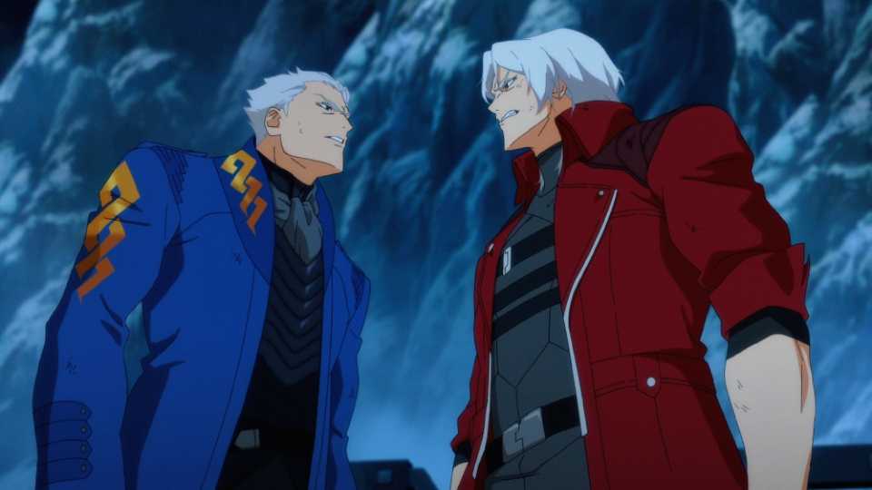 Dante and Vergil meet in Devil May Cry season 2