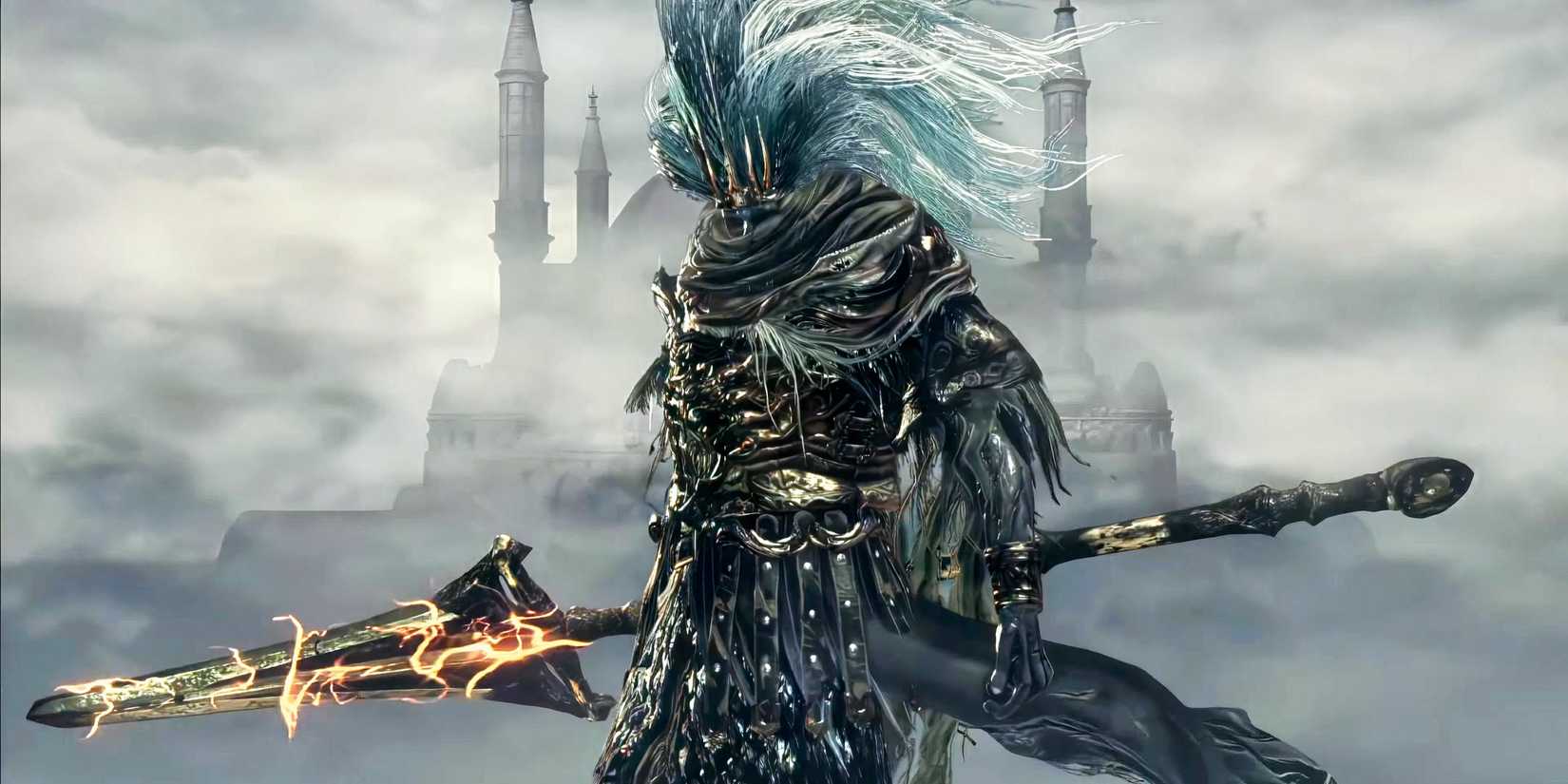 Dark Souls enemy with lightning staff from DS3