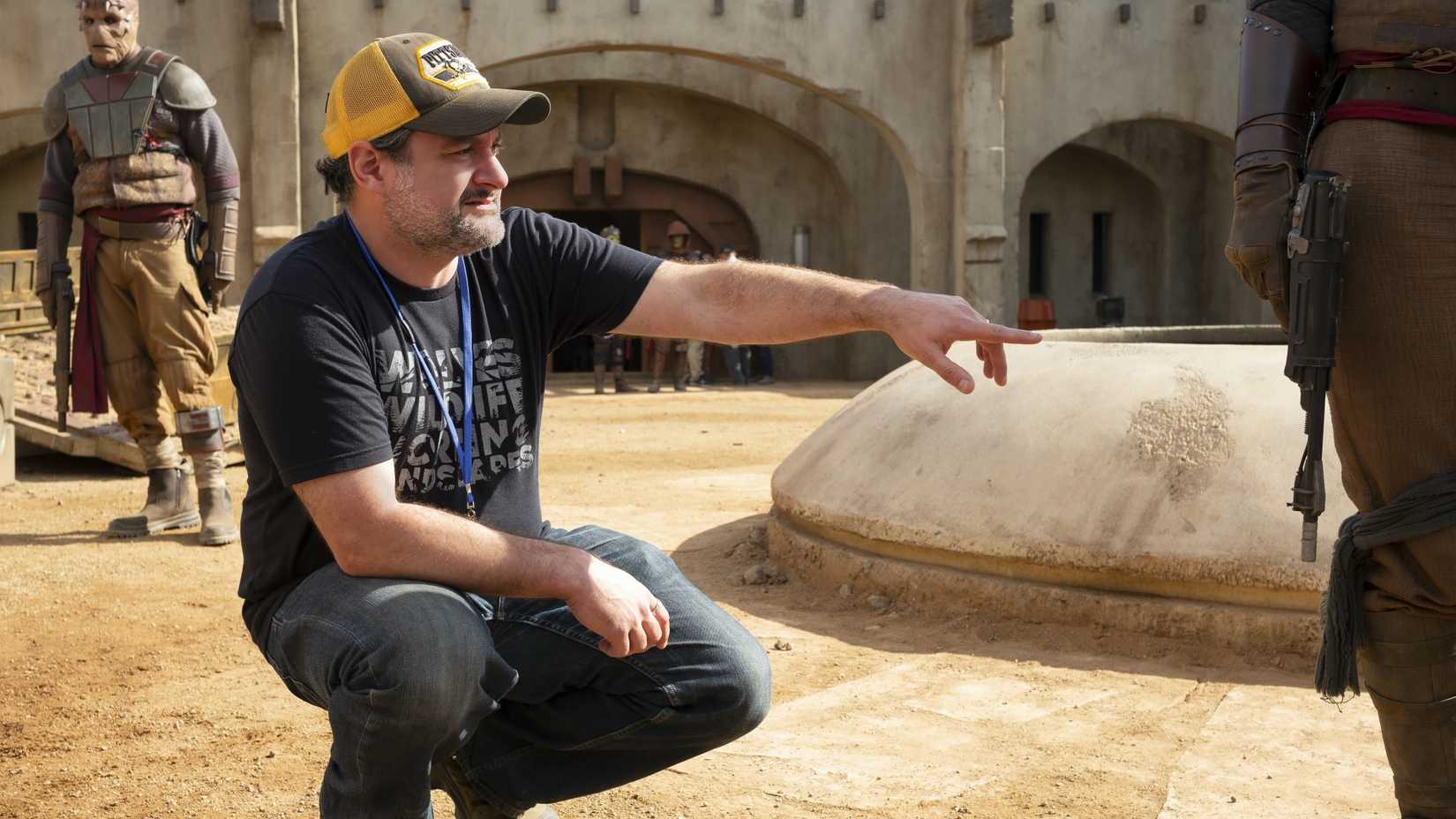 Dave Filoni behind the scenes of The Mandalorian