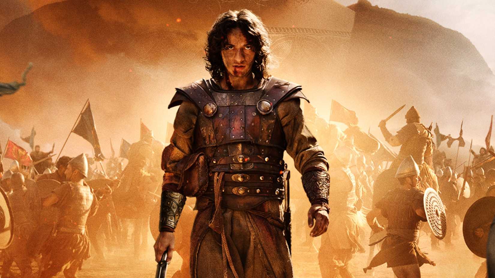 david is walking into a battle in house of david season 2 poster