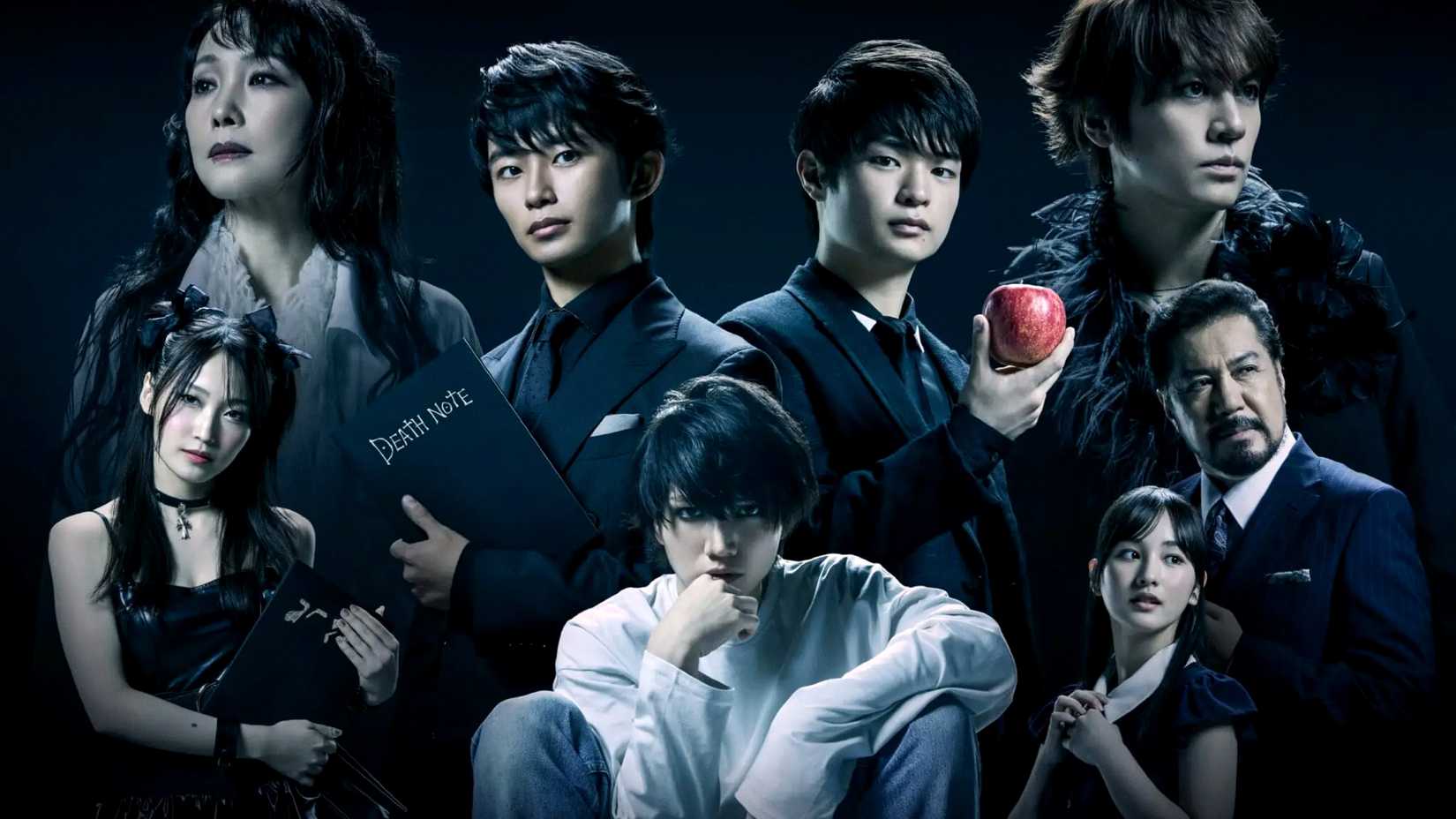 Death Note_ The Musical's 2015 cast poses together