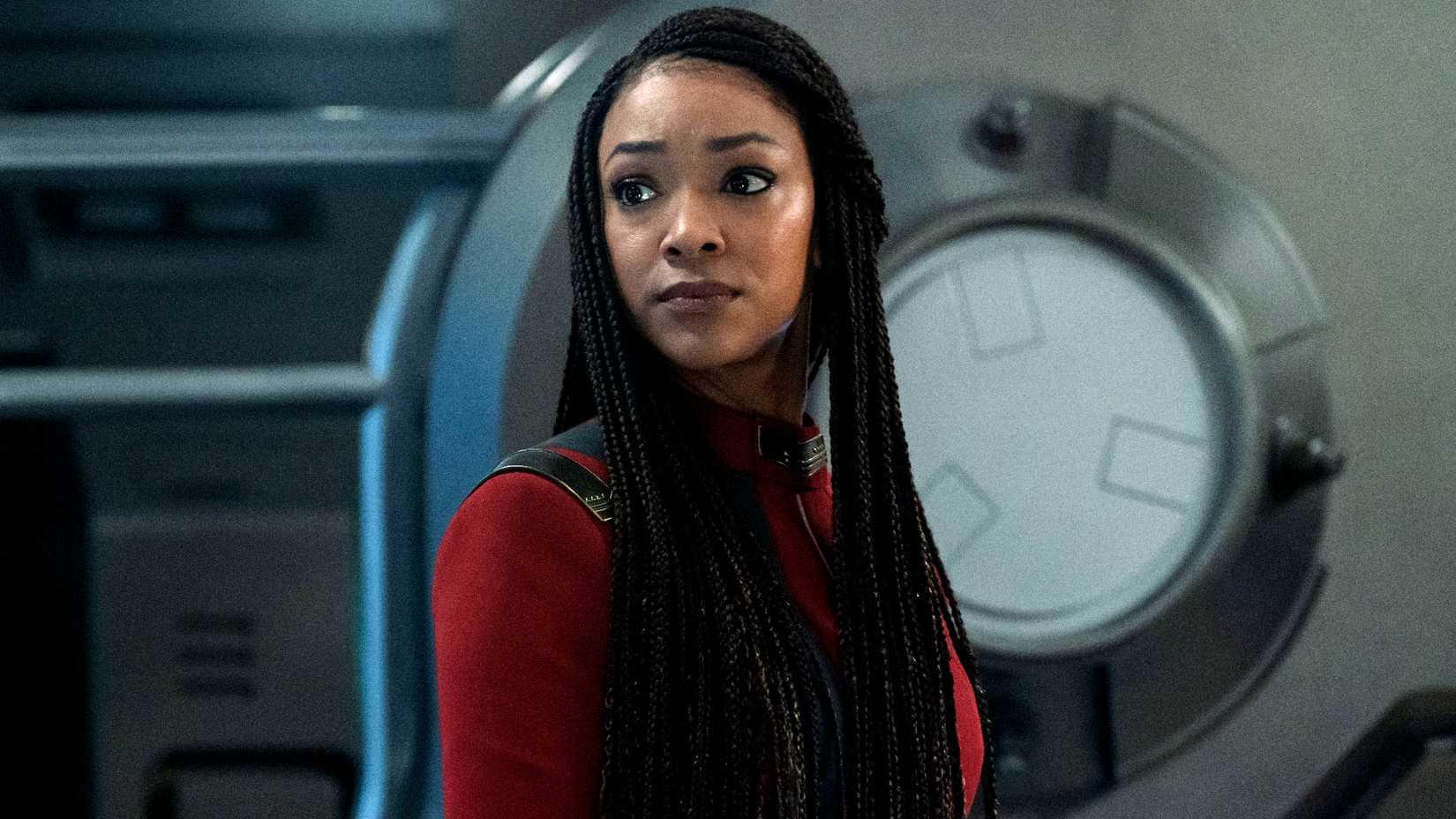 Every Star Trek Series, Ranked By Episode Count 6 Captain Burnham worried in Star Trek: Discovery