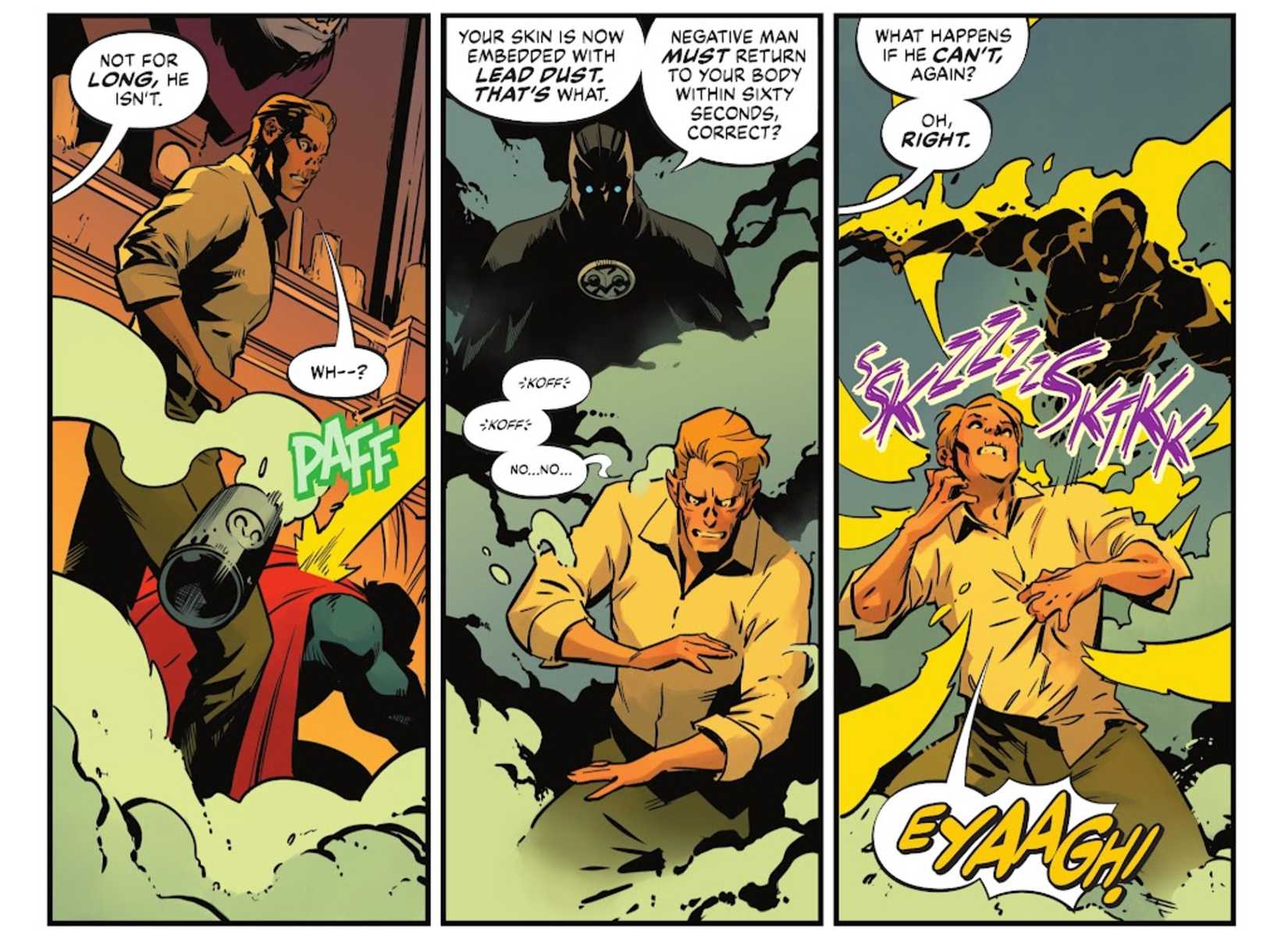 doom patrol's negative man beats ultraman 3