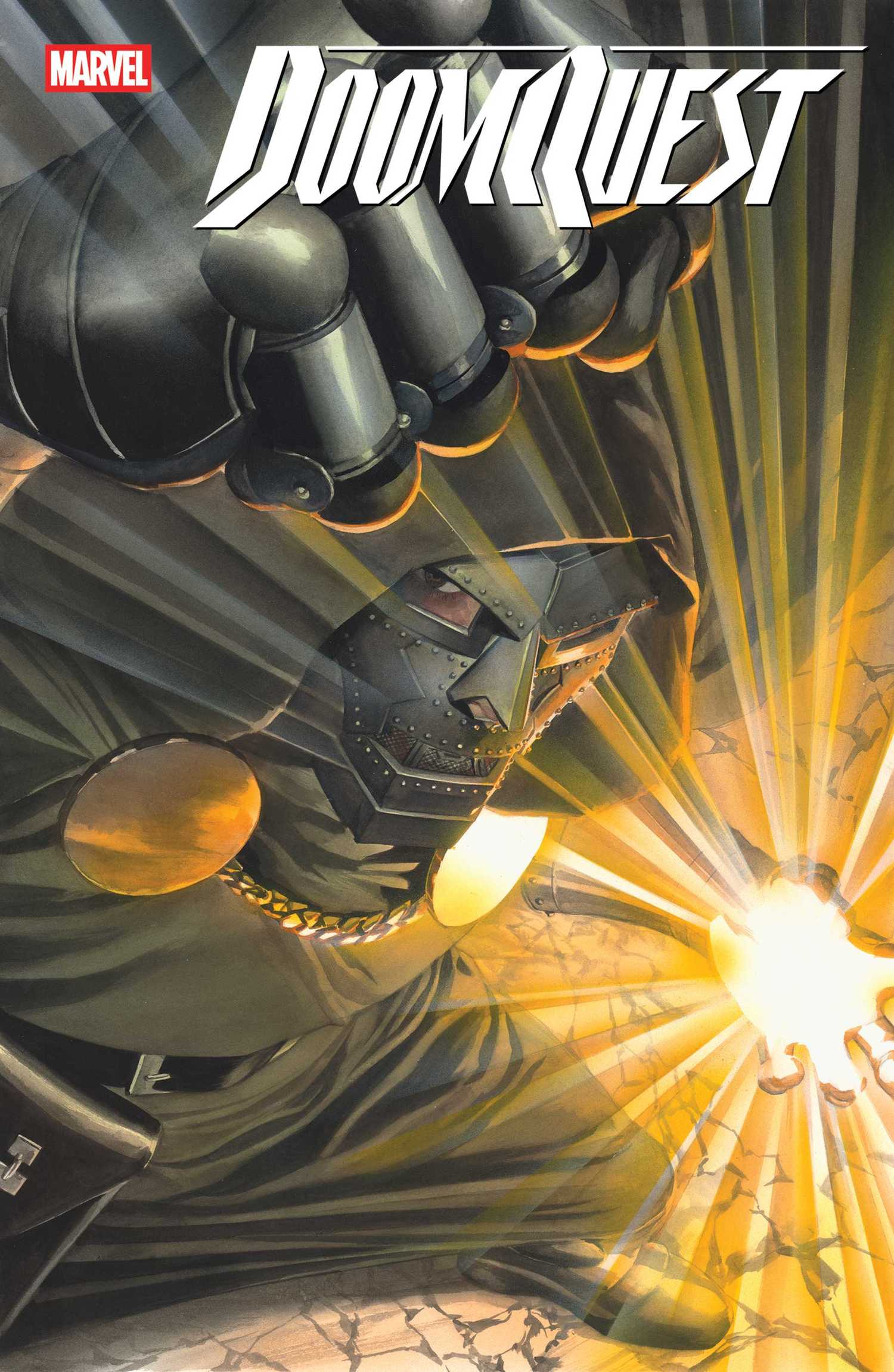 Doomquest 1-Cover, das zeigt, wie Doctor Doom seine Macht kanalisiert