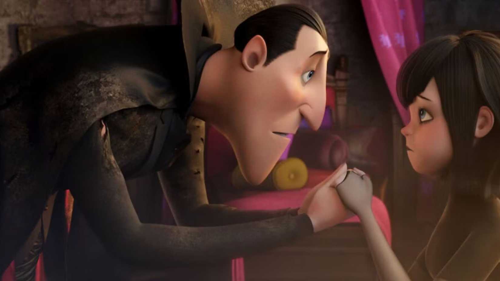 Drácula com sua filha em Hotel Transilvânia