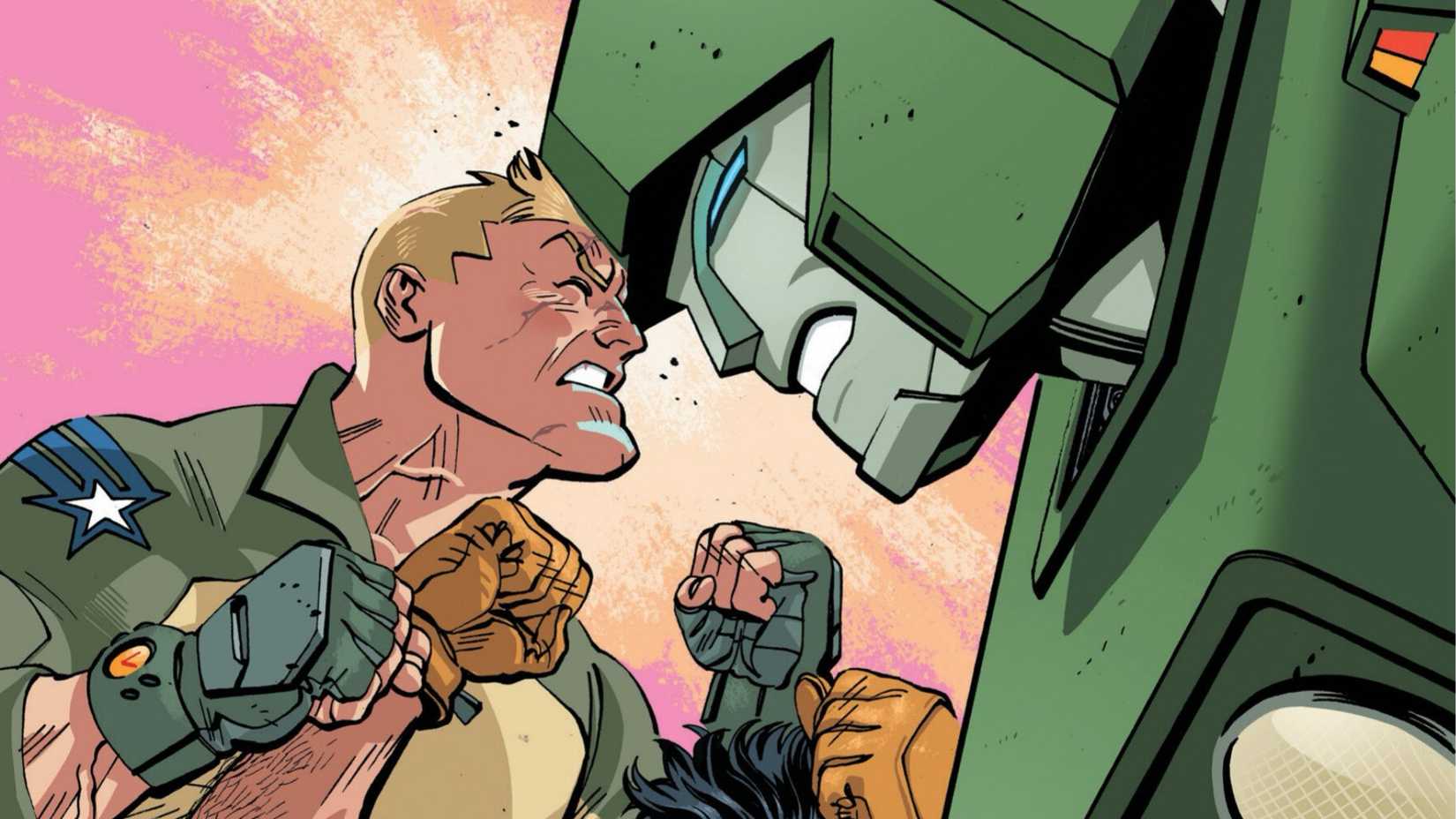 Duke vs. Hound GI Joe #19 Cover Art