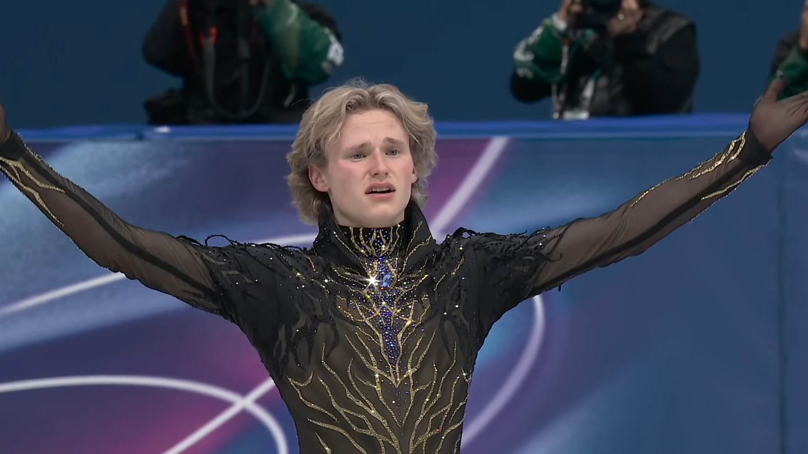 Ilia Milanin falls at 2026 Winter Olympics