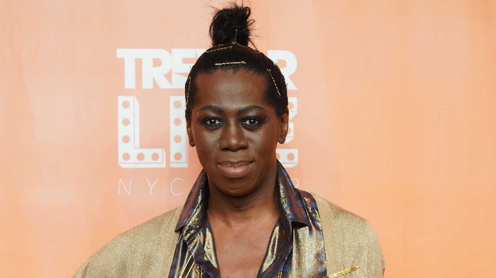 Miss J Alexander at 2019 TrevorLIVE Gala.