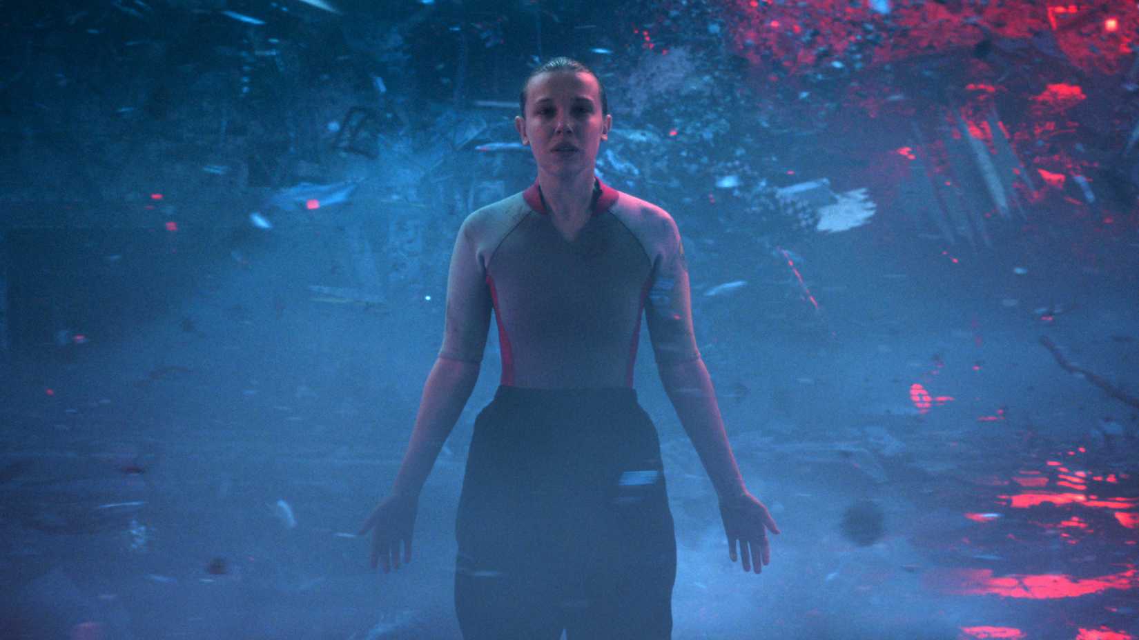 Eleven sacrificing herself at the end of Stranger Things season 5