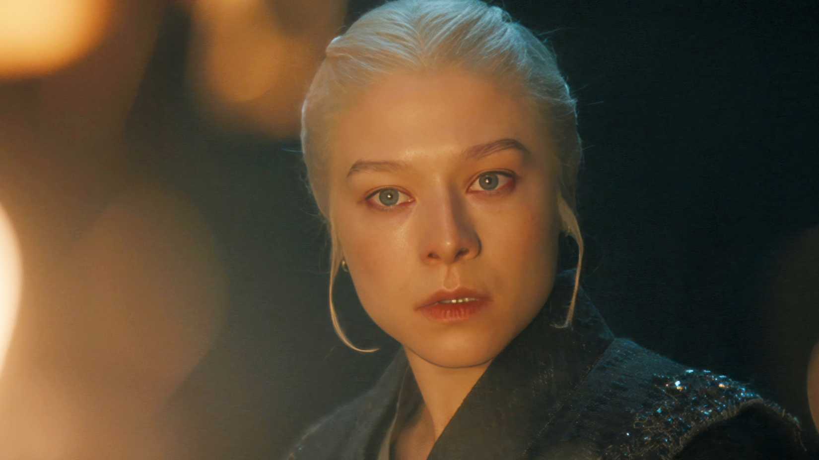 Rhaenyra Targaryen preocupada em House of the Dragon temporada 3