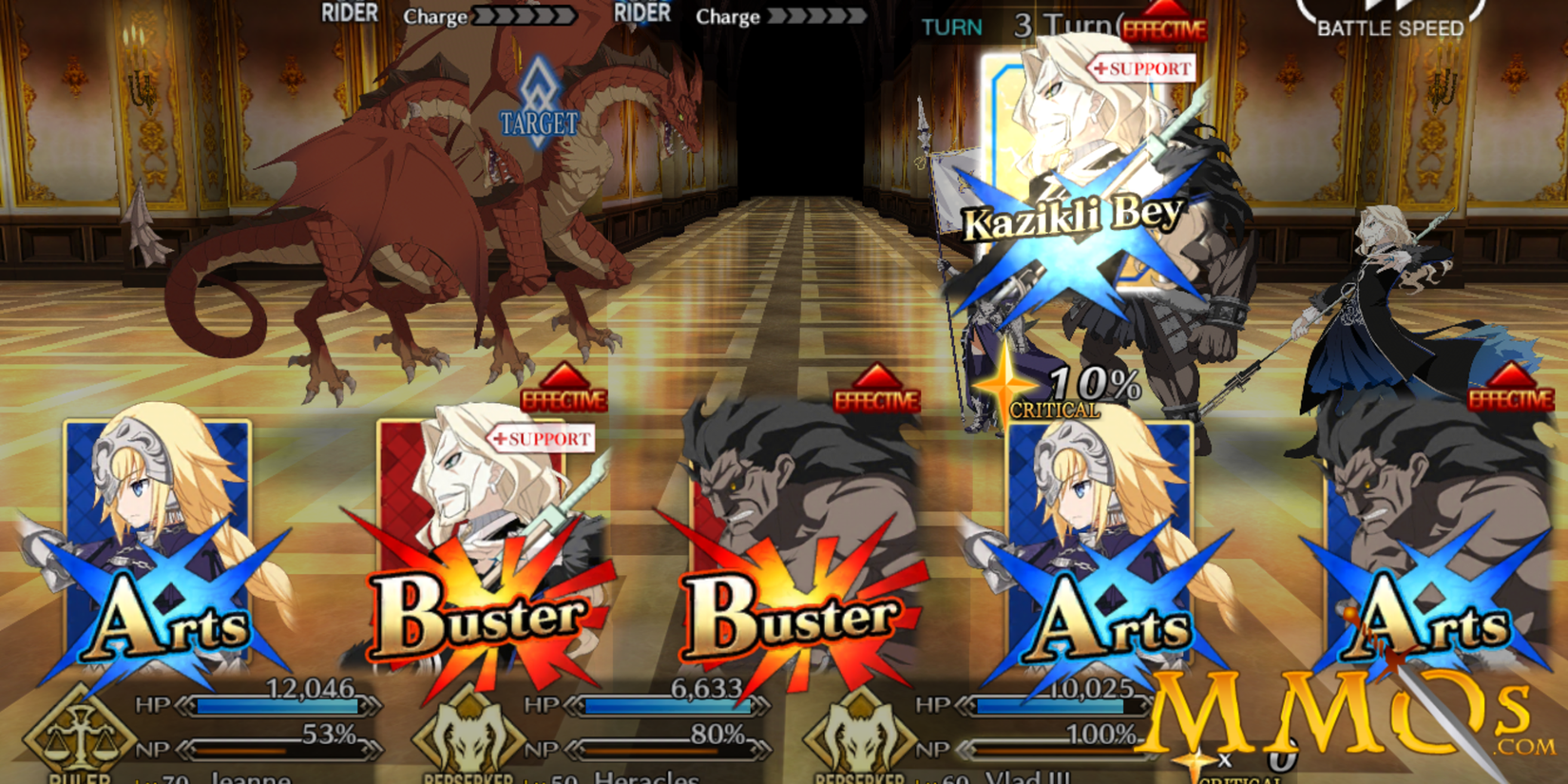 Gameplay-Screenshot von Fate Grand Order