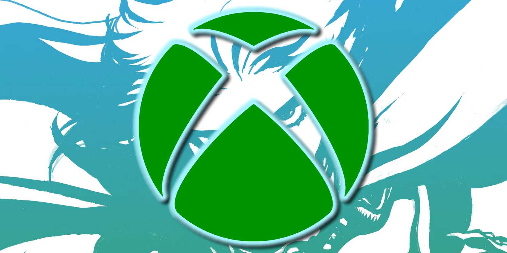 The green Xbox logo is superimposed over a green artwork of The Nameless Warrior from Final Fantasy 3.