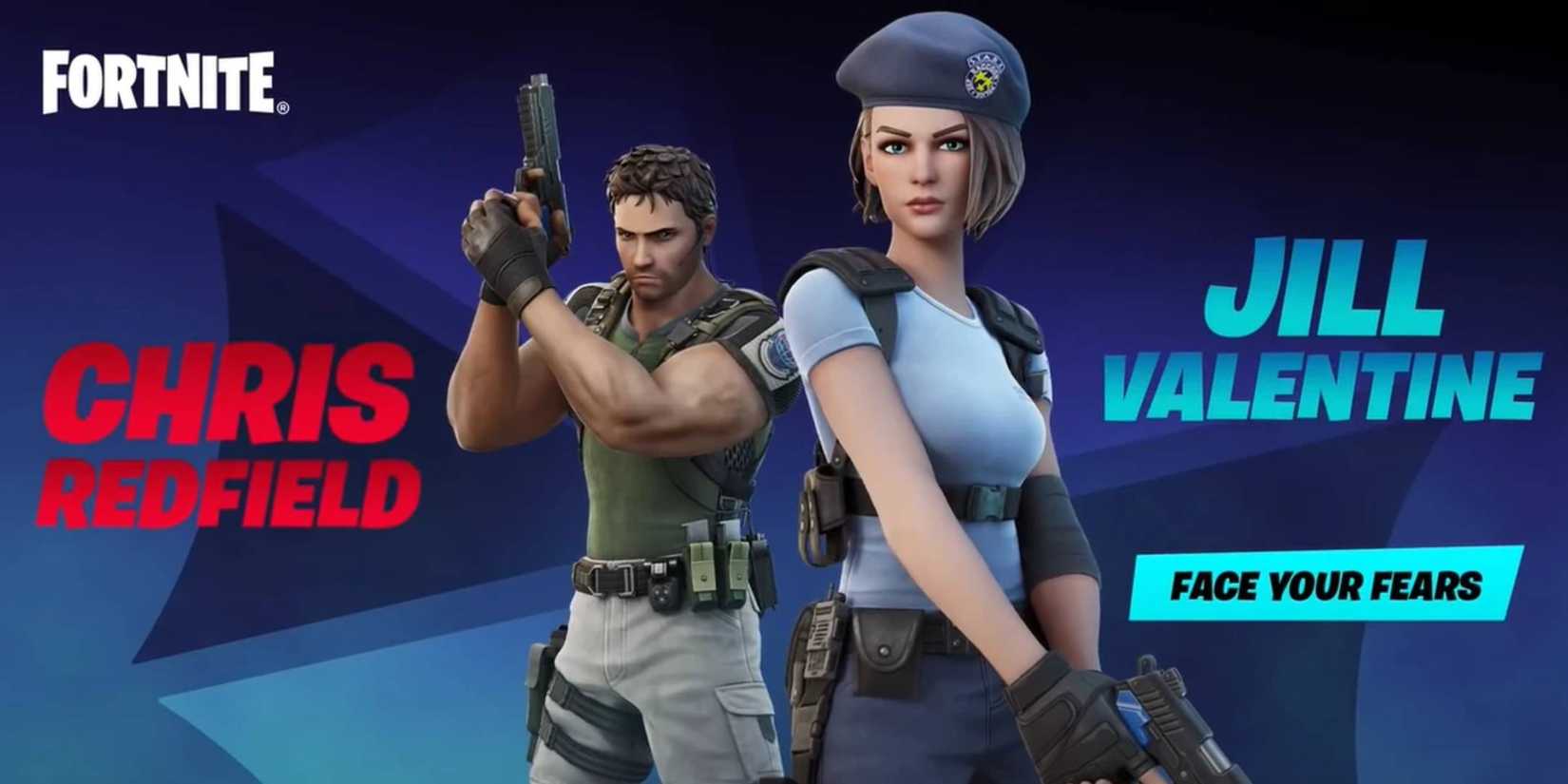 Jill and Chris from Resident Evil in Fortnite