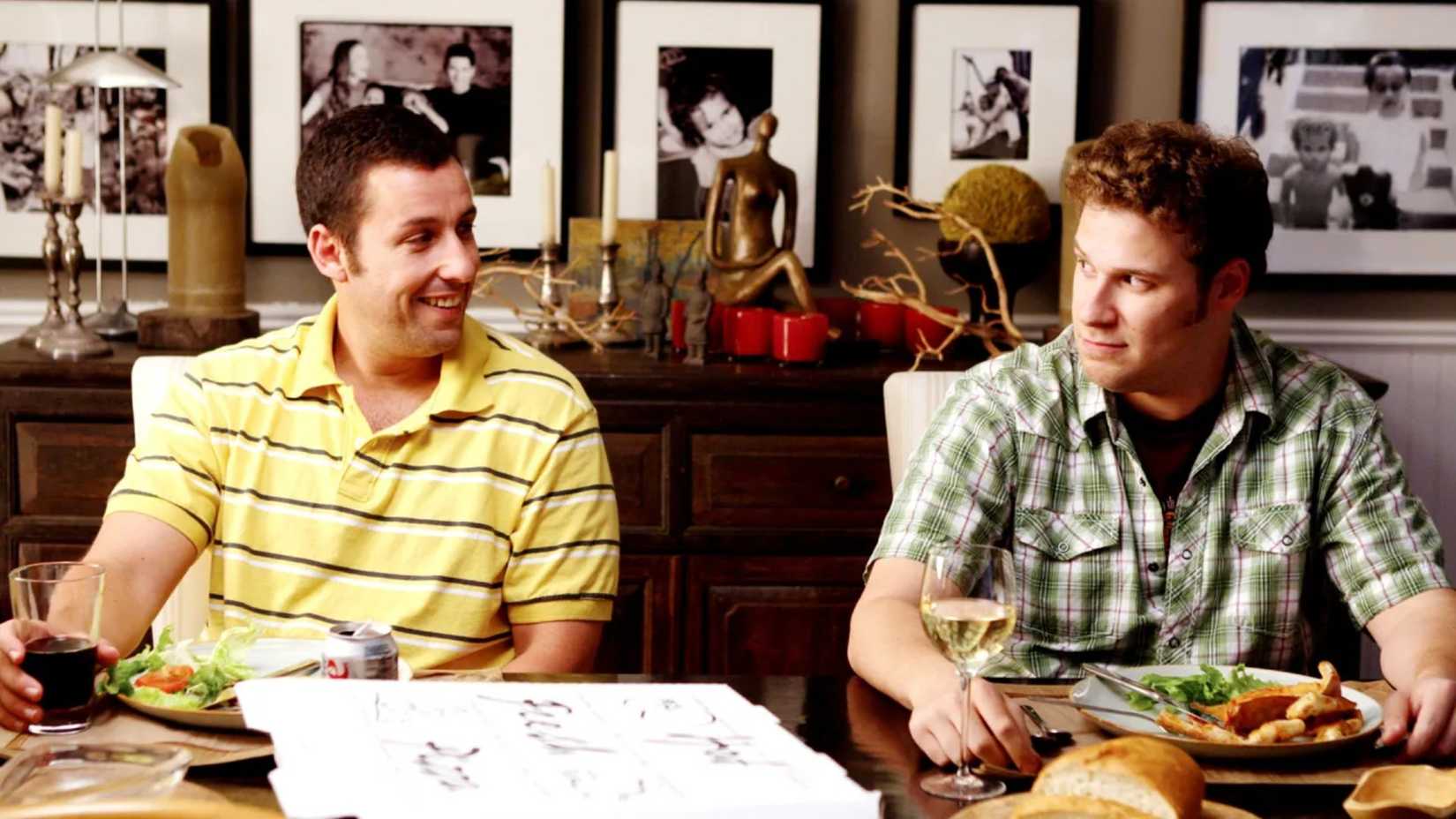 Seth Rogen e Adam Sandler em Funny People