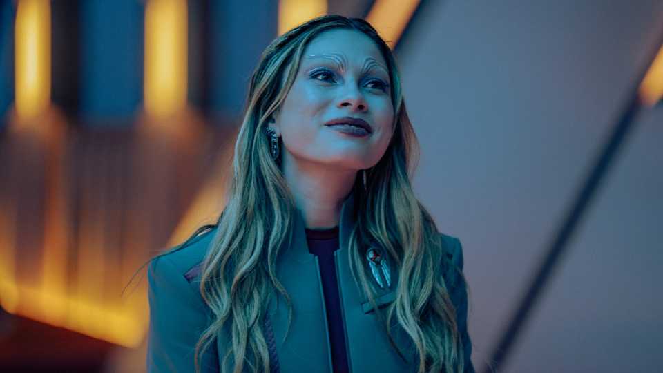 Genesis smiling in Star Trek: Starfleet Academy.