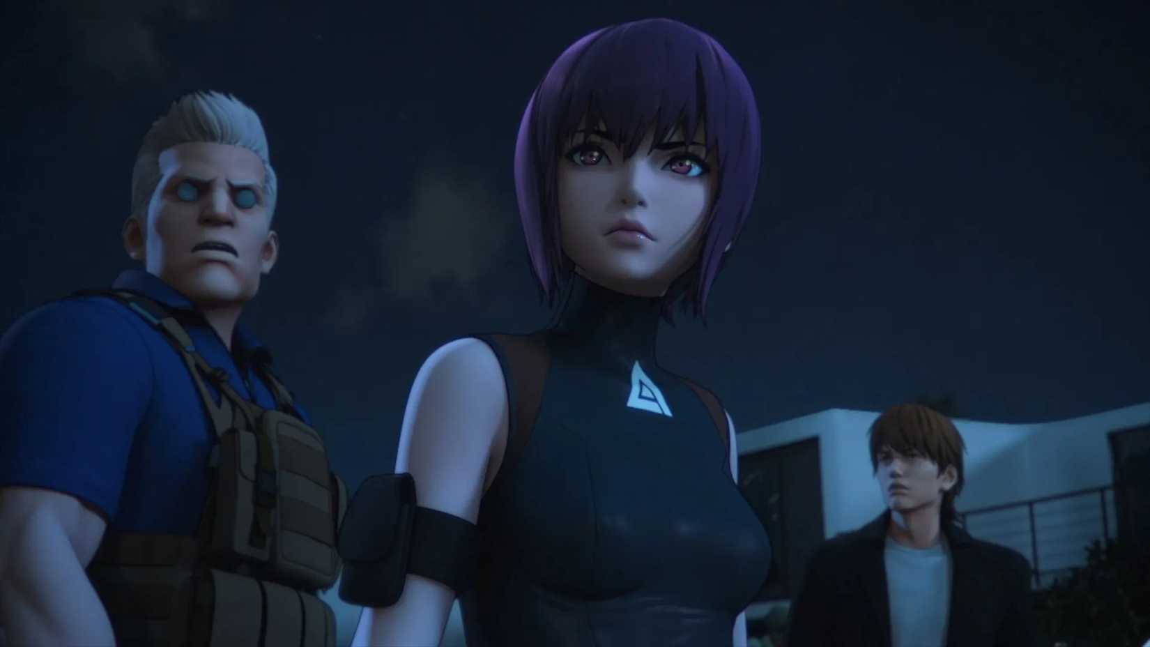Cena de Ghost in the Shell: SAC_2045 na Netflix