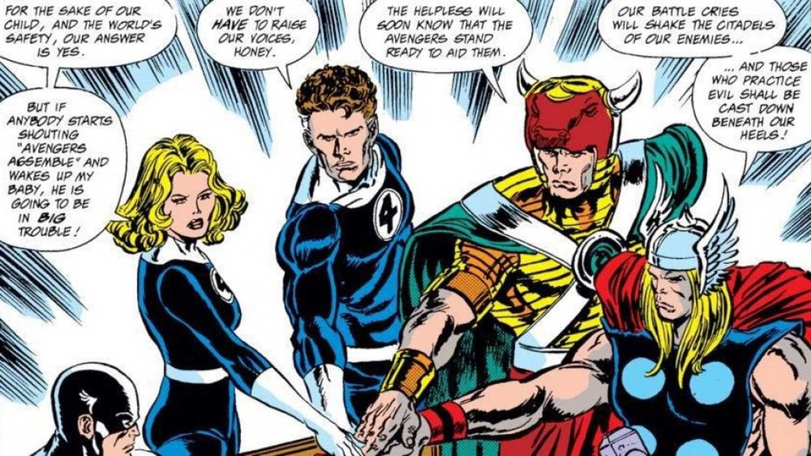 Gilgamesh joins the avengers