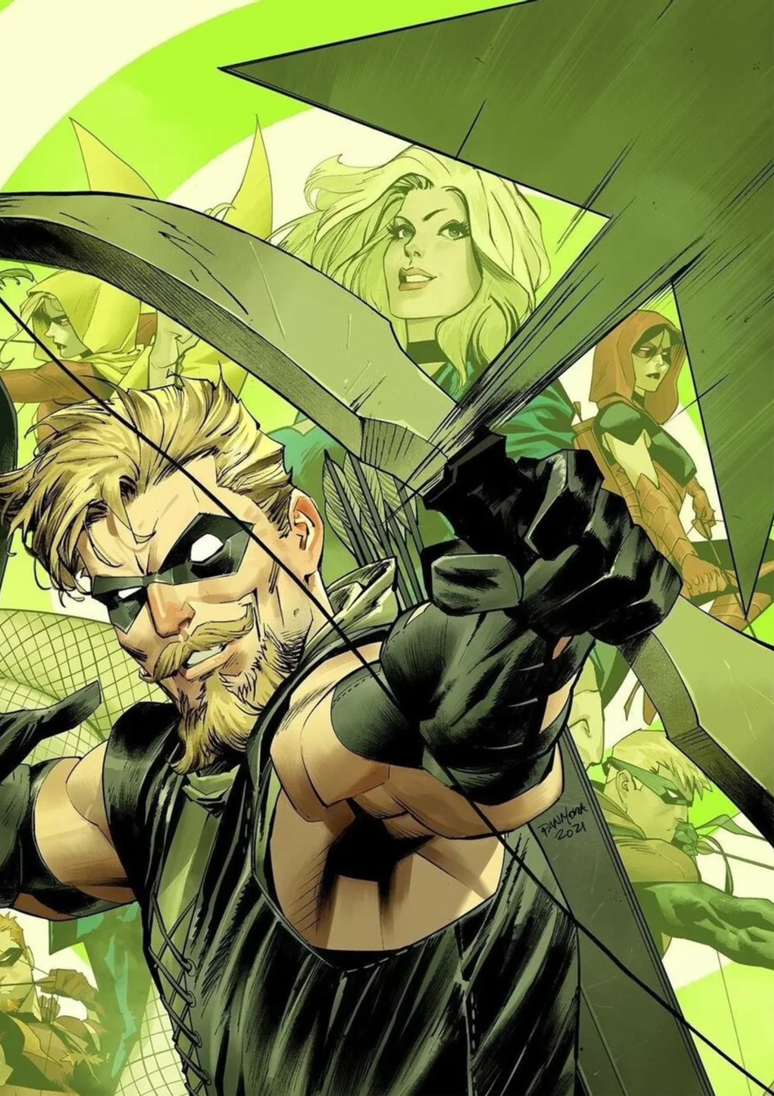 Green Arrow 2021 Comic Poster