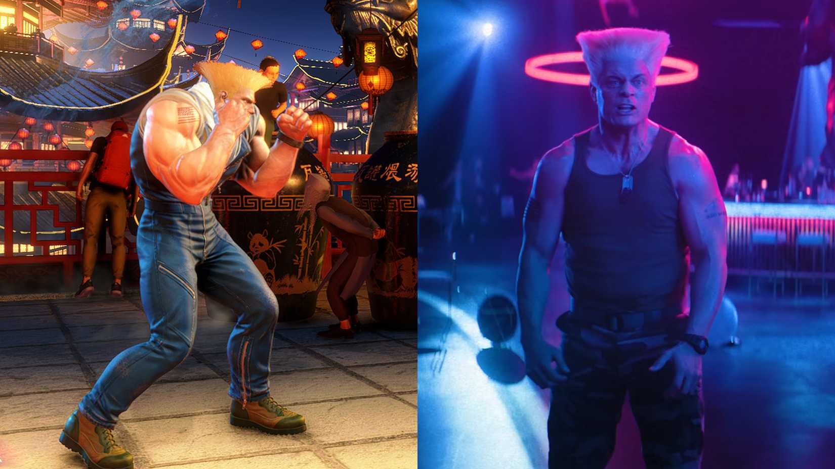 Guile no trailer do filme Street Fighter