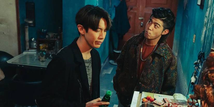 Kai Ko e Edison Wang em cena de Agent from Above.