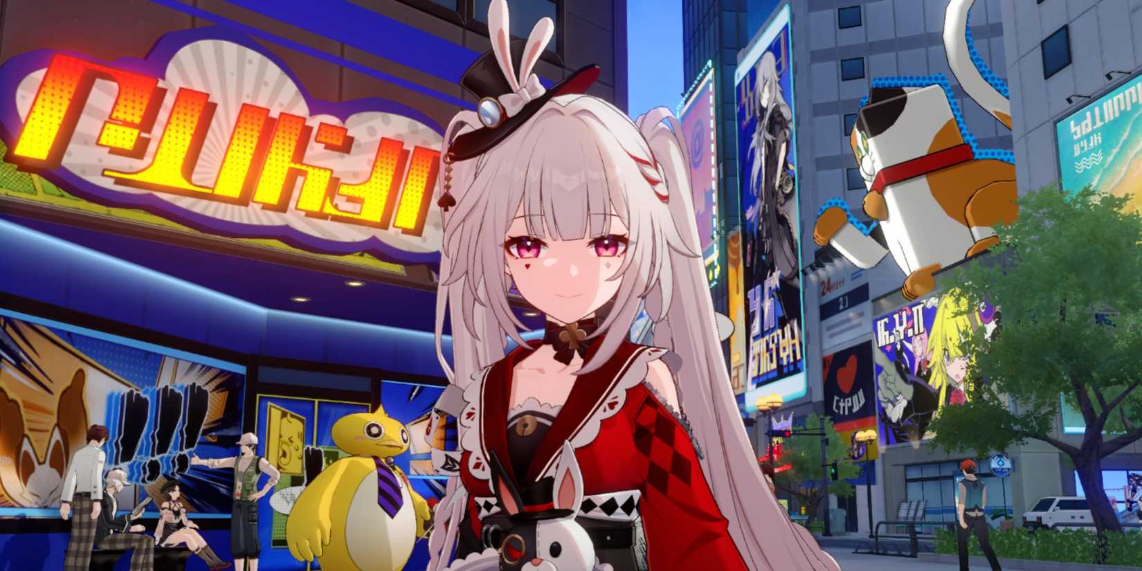 Sparxie lächelt sanft in Planarcadia in Honkai Star Rail.