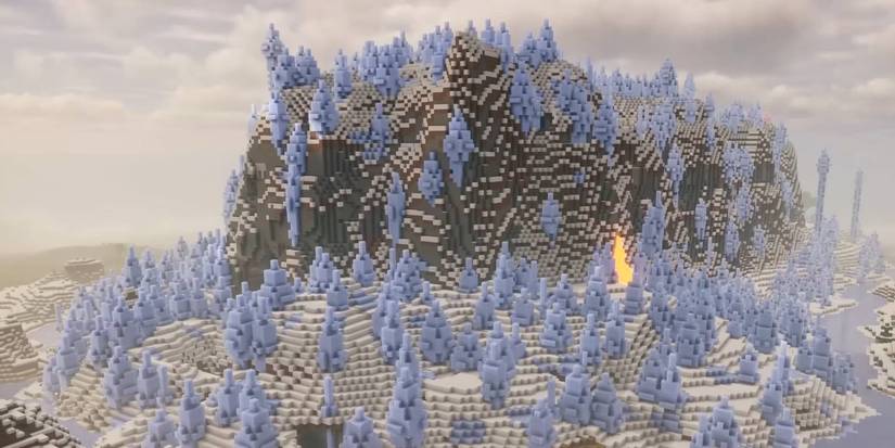 Minecraft Winter Retreat icy biome world seed