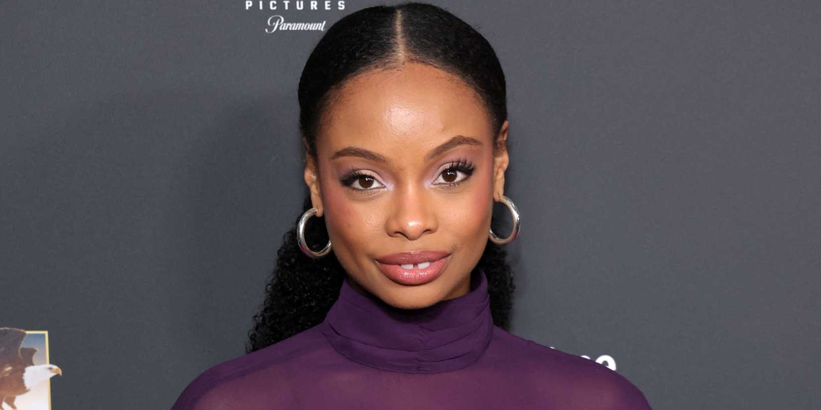 Amethyst Davis at the Los Angeles screening of Amazon Prime Video's 'The Gray House' at Sherry Lansing Theatre Paramount Pictures Studio Lot