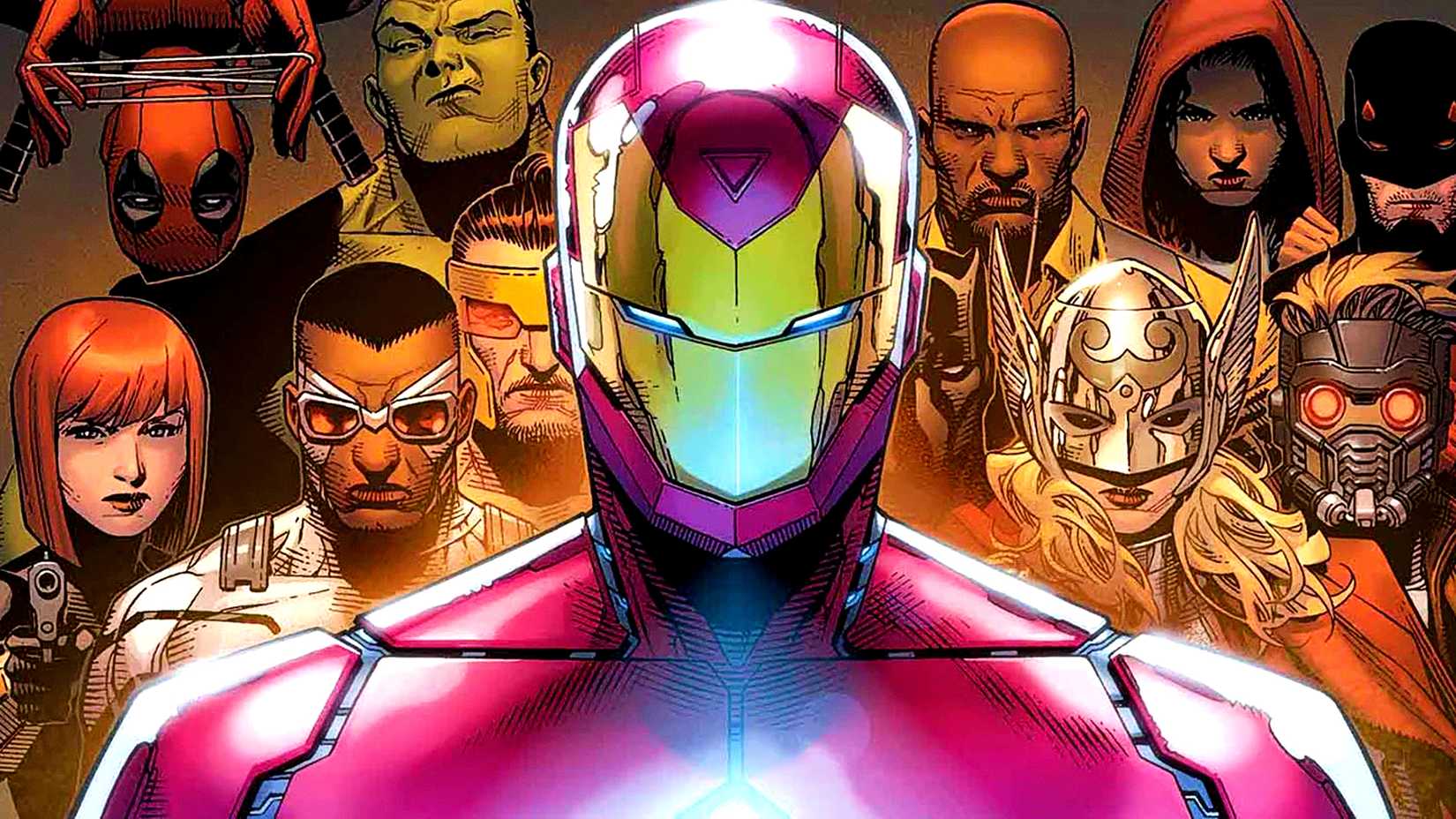 Iron Man steht im Zweiten Bürgerkrieg vor den geteilten Avengers