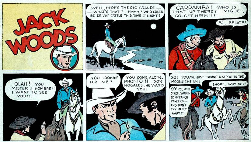 Jack Woods im neuen lustigen Comic-Strip