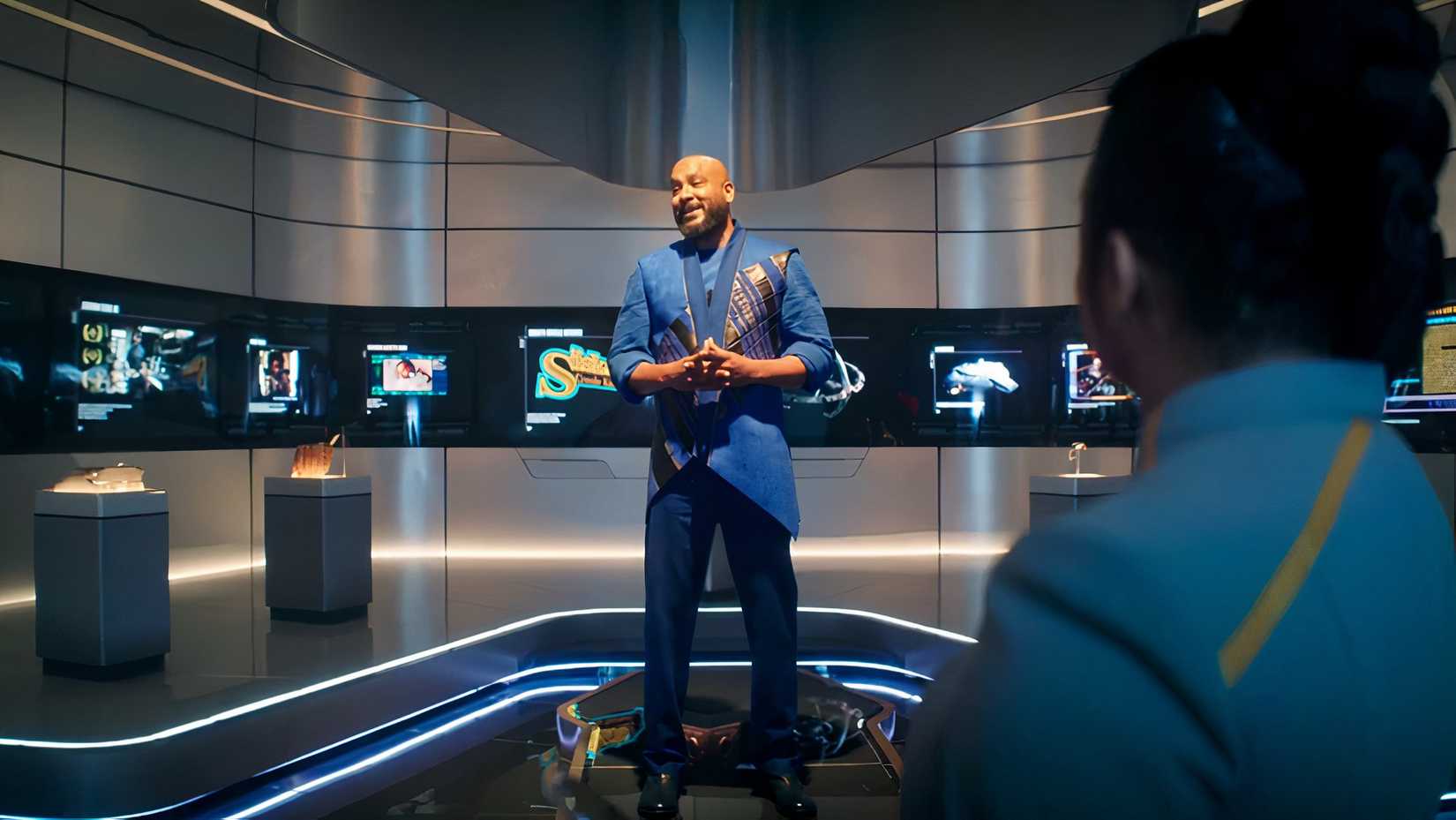 Jake Sisko em um museu.