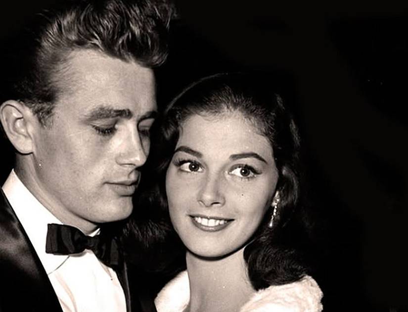 James Dean und Liz Sheridan, Schwarzweißfoto aus den 50er Jahren