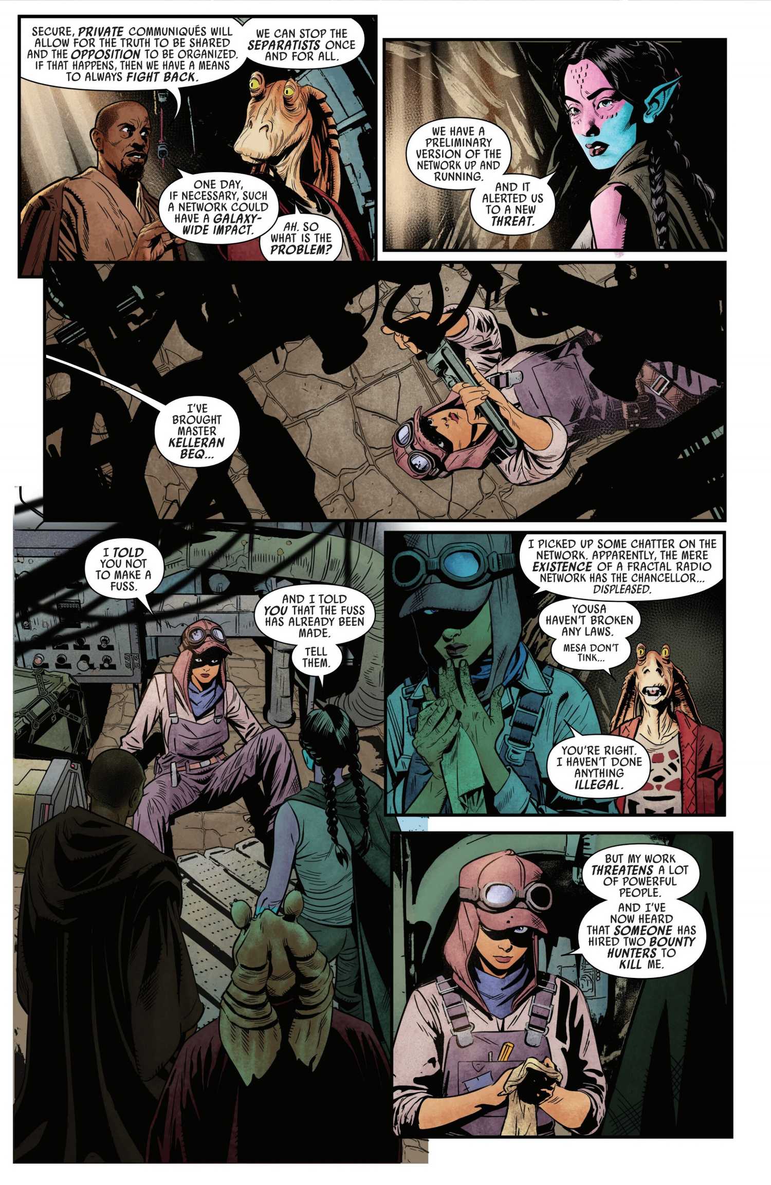 „Jar Jar Nr. 1 enthüllt Crystal Radio Network Star Wars“