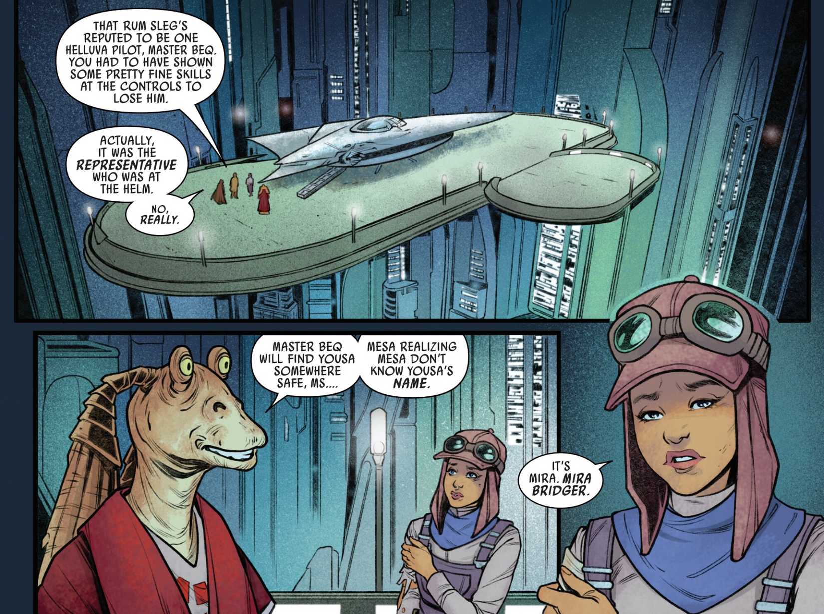 Jar Jar rettet Mira Bridger in Jar Jar #1