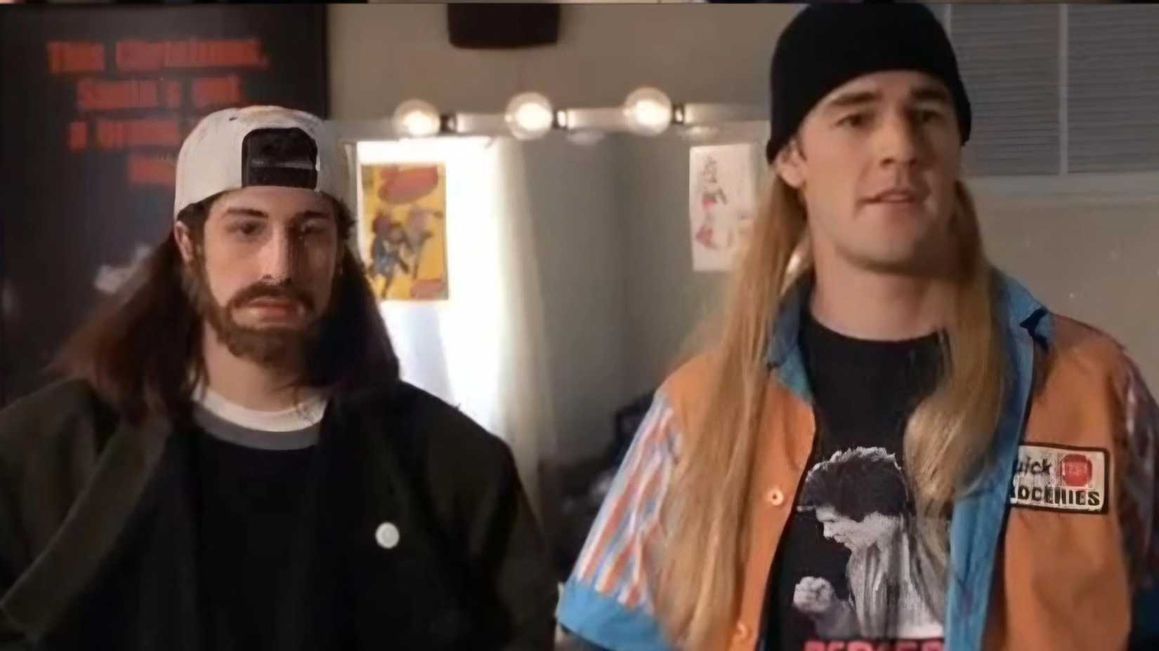 James Van Der Beek e Jason Biggs em Jay and Silent Bob Strike Back