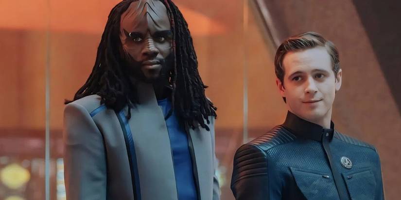 Jay-Den and Kyle in Star Trek: Starfleet Academy.