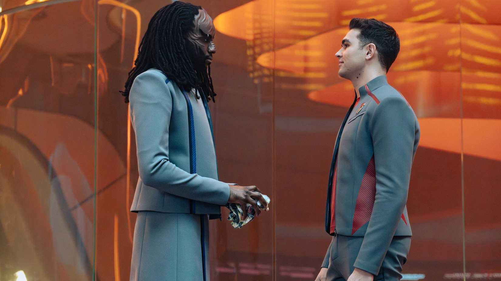 Jay-Den Kraag e Darem Reymi em Star Trek: Starfleet Academy