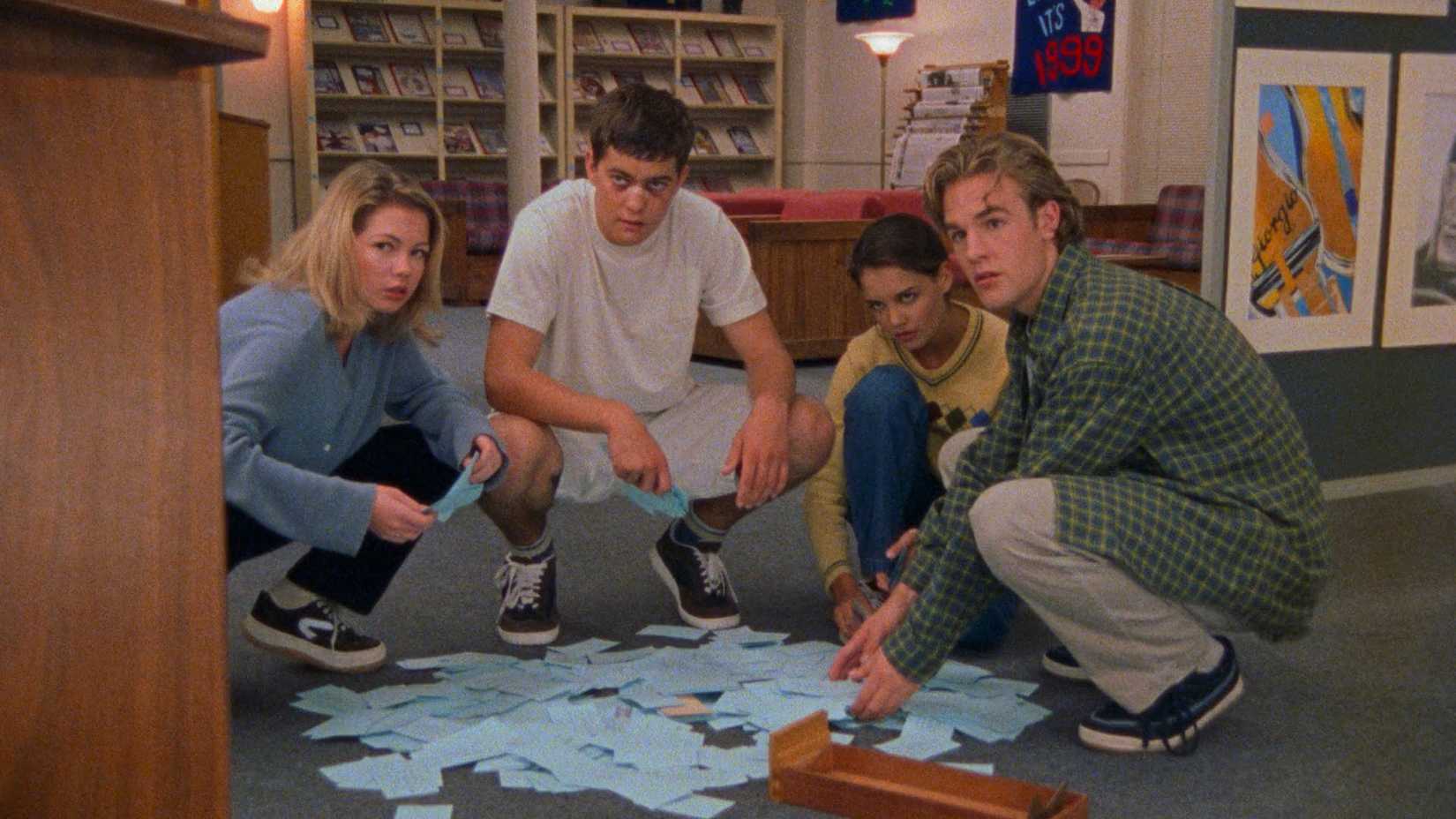 Jen Pacey Joey and Dawson in Detention in Dawson's Creek