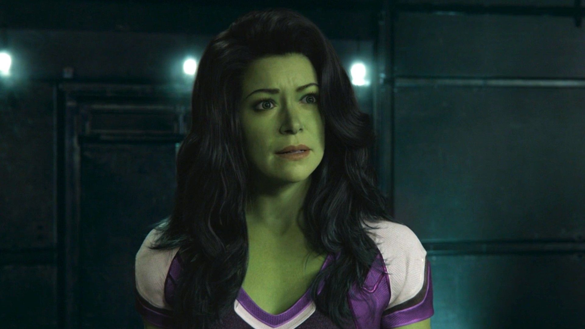 Jennifer Walters speaking to robot Kevin in She-Hulk finale