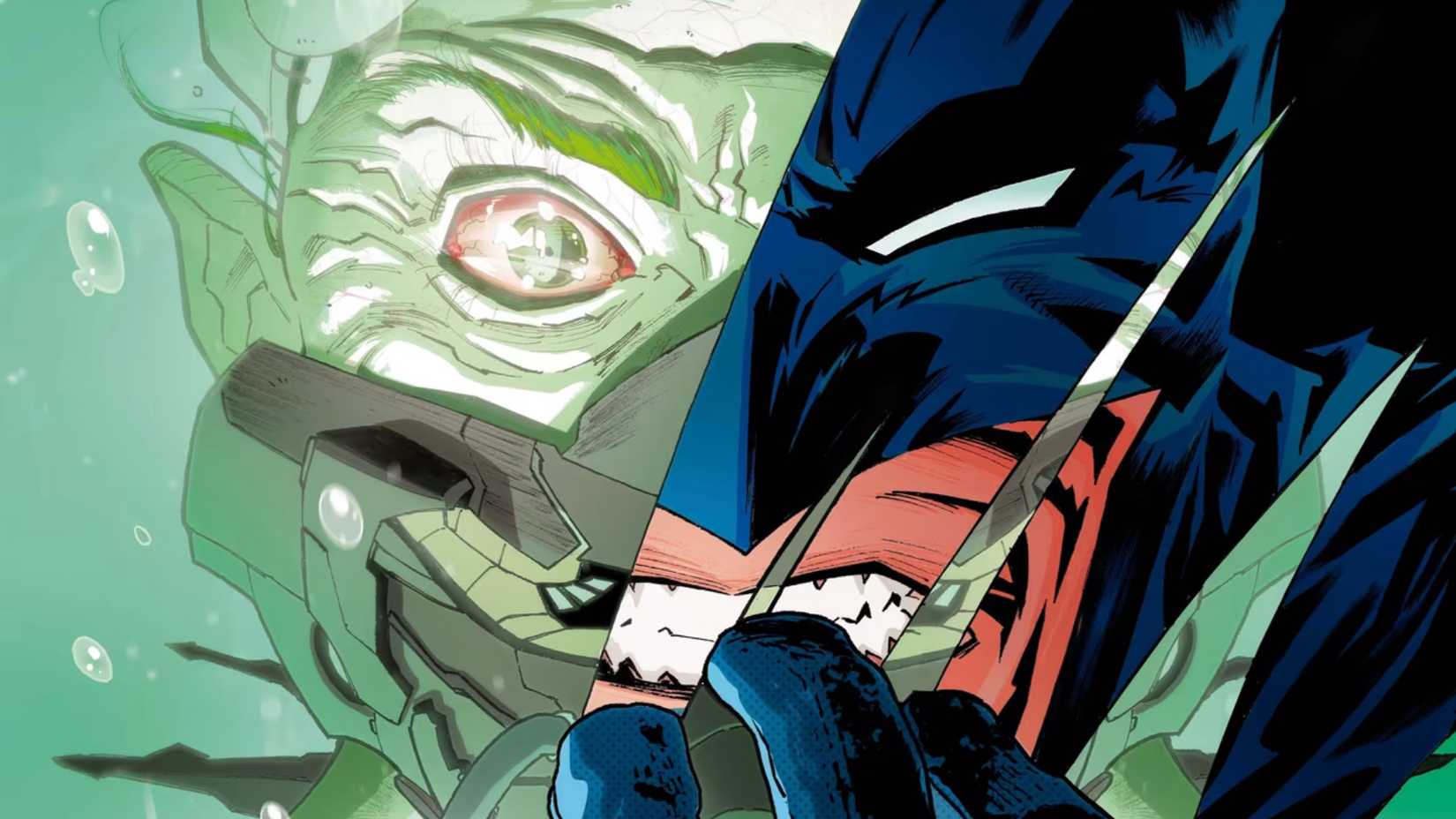Joker and Batman on Cover Art for Batman #7