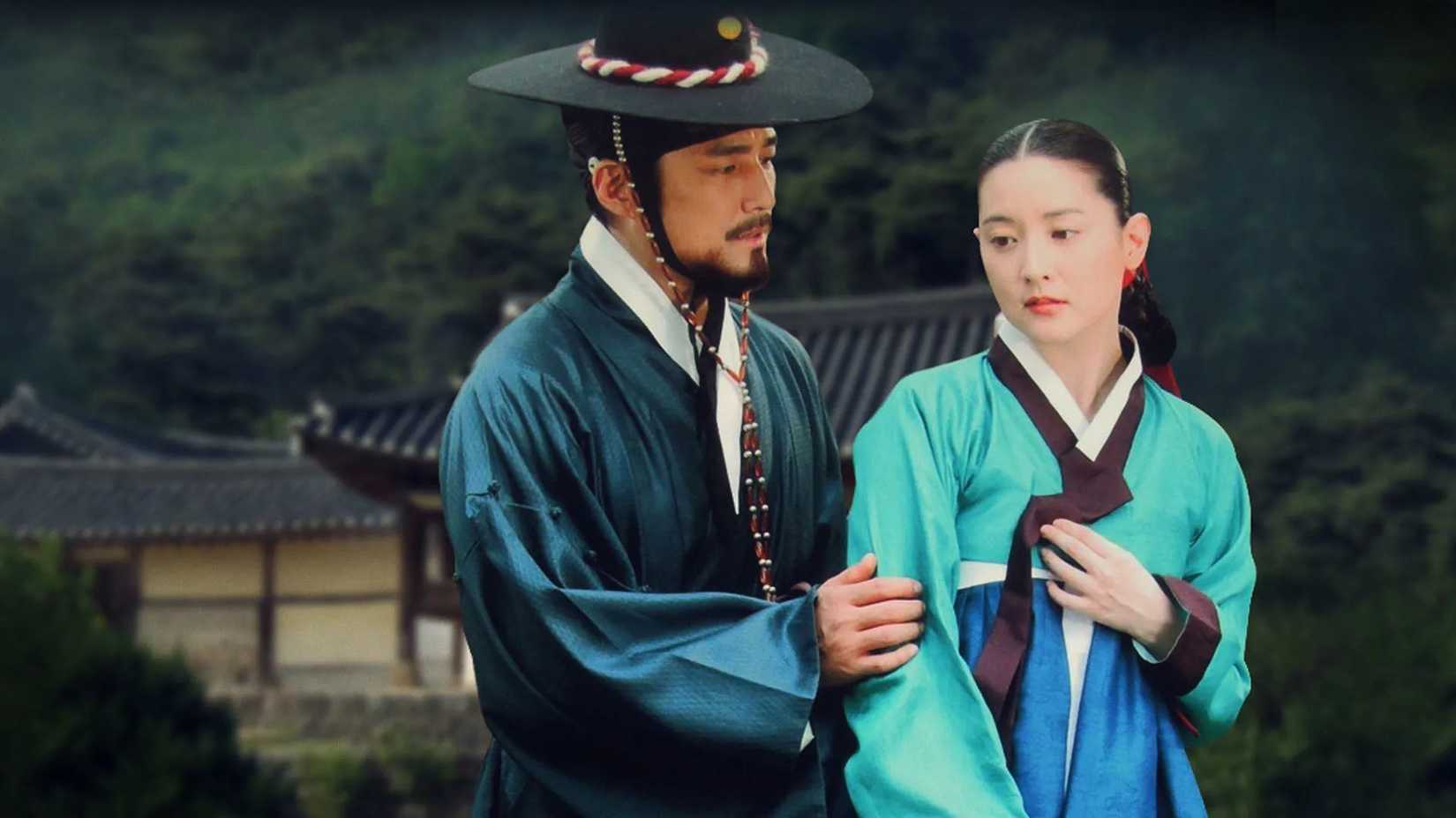 Personagens principais de Jewel in the Palace em trajes da Era Joseon
