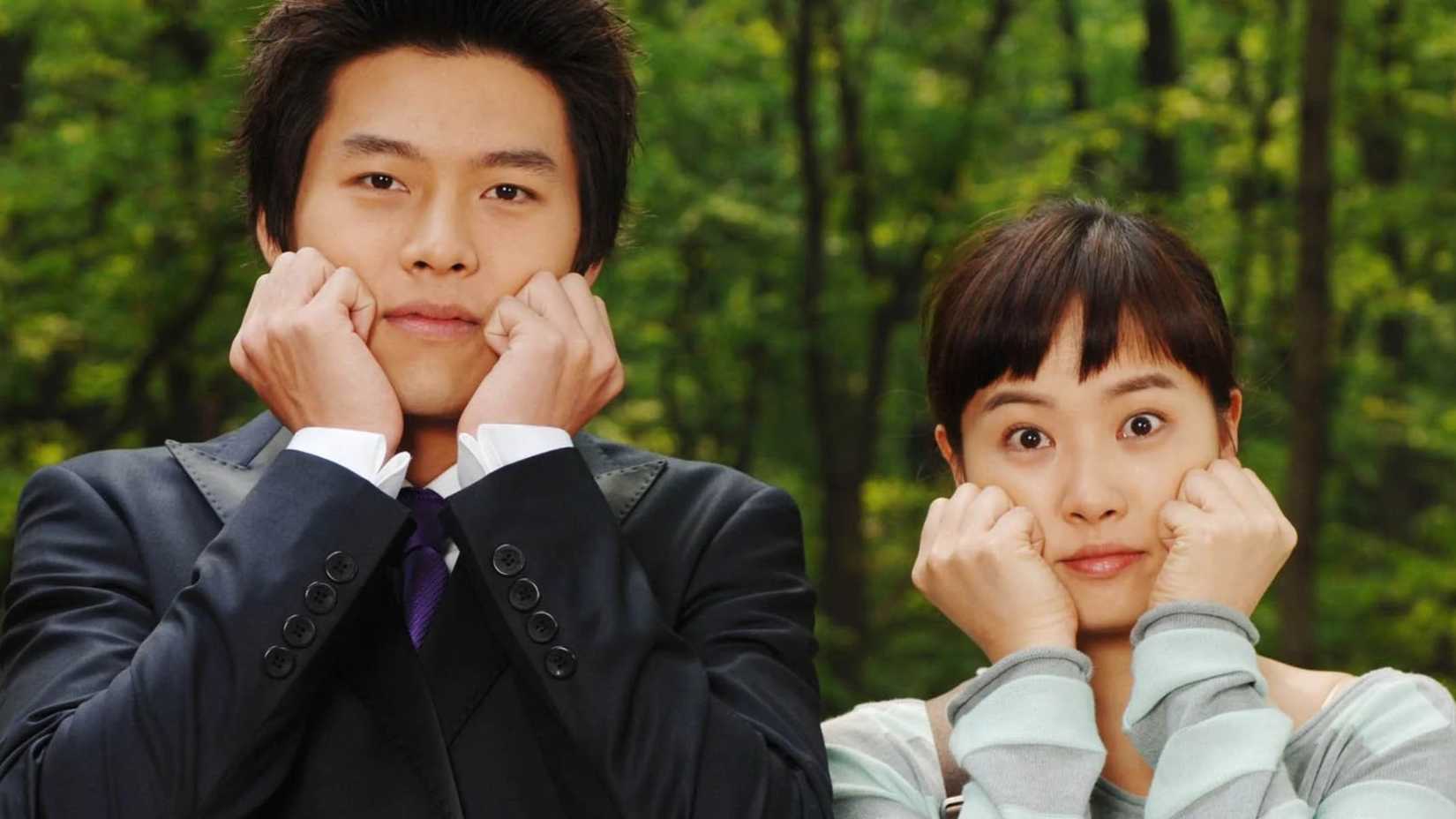 Hyun Bin e Kim Sun-a no K-Drama My Lovely Sam Soon.