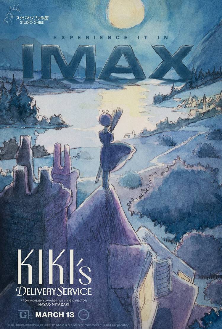 Kiki's Delivery Service IMAX rerelease poster