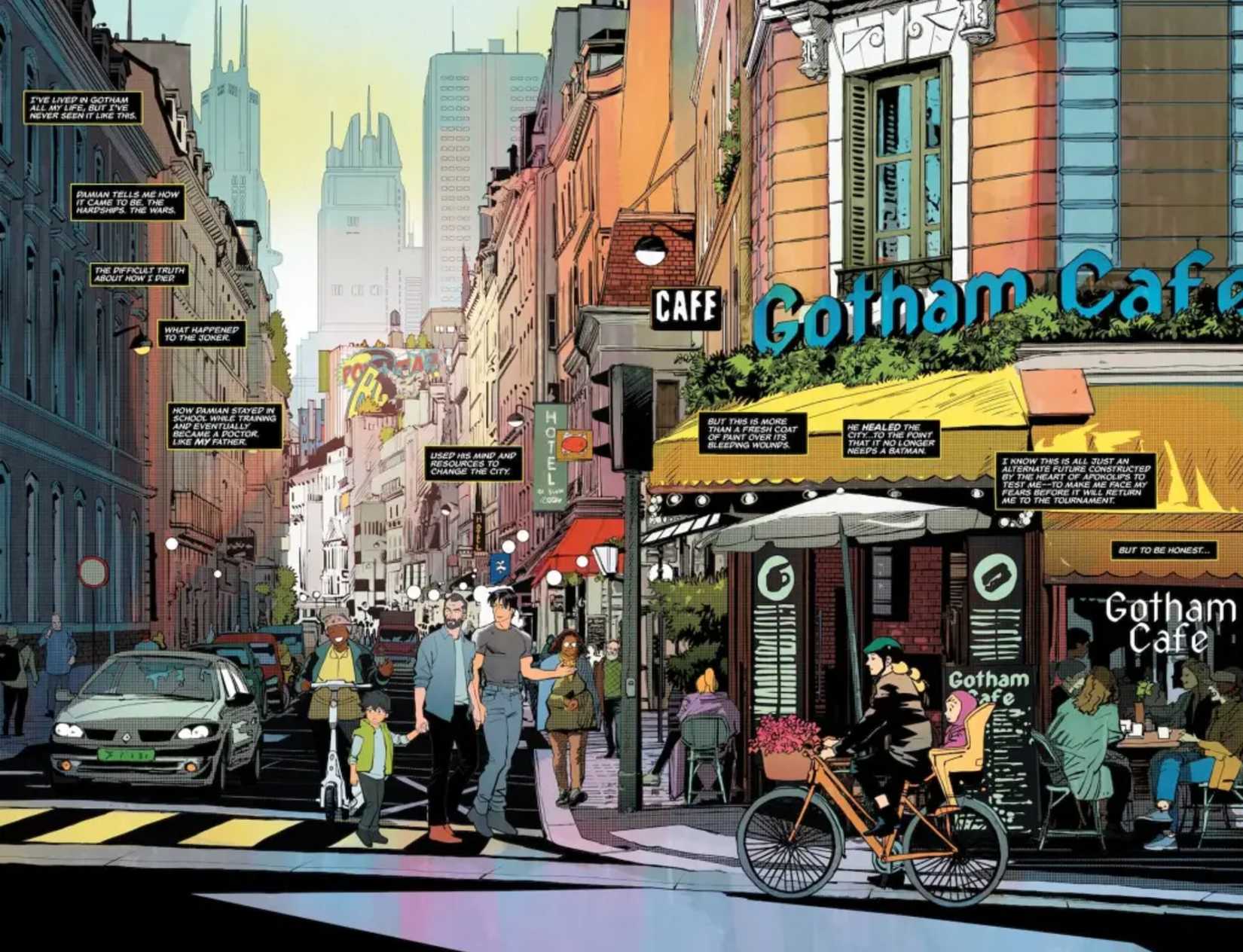 knight 4 preview, page 2, showing batman with his grandson-1