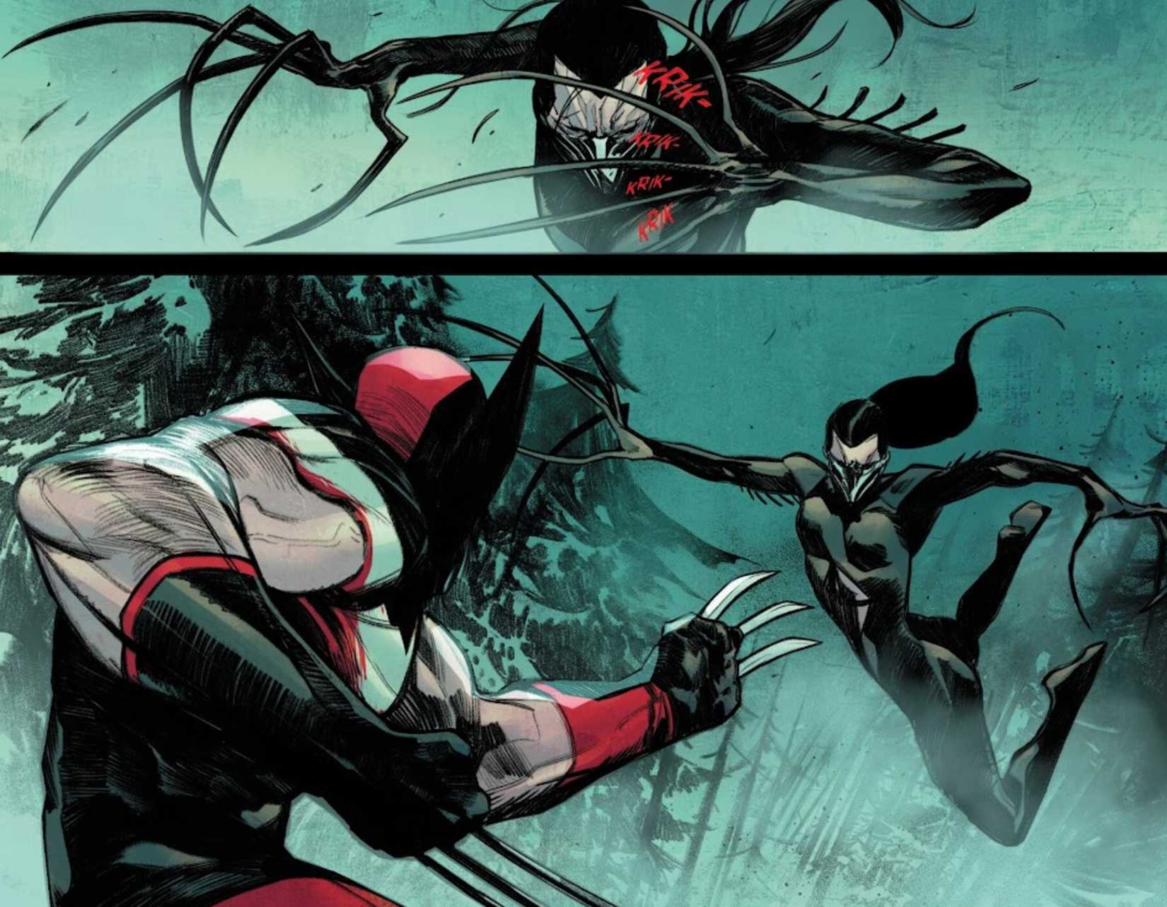 lady deathstrike debuts in the ultimate universe, fighting wolverine 4